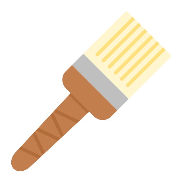 Estilo de la ilustración vectorial del pincel de Basting