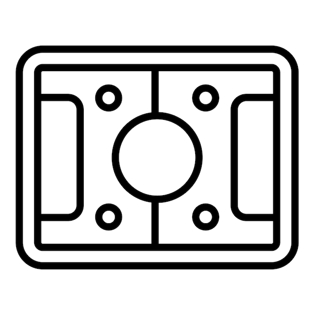 Estilo de ilustración vectorial de la pista de patinaje