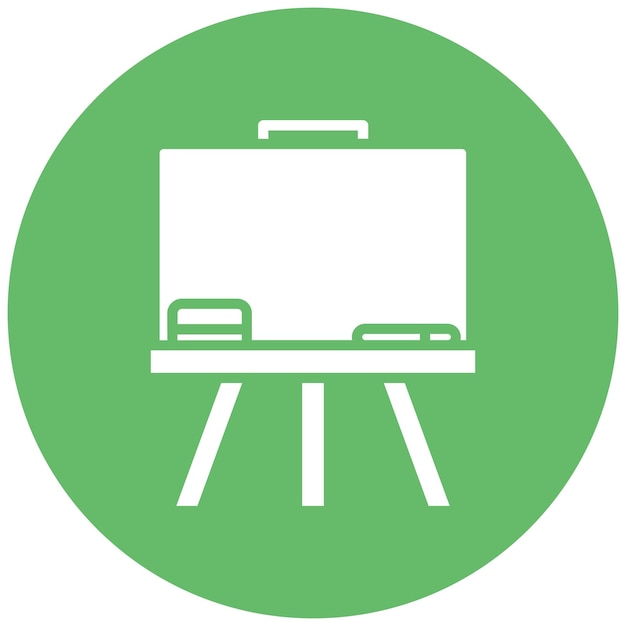Estilo de la ilustración vectorial de la pizarra