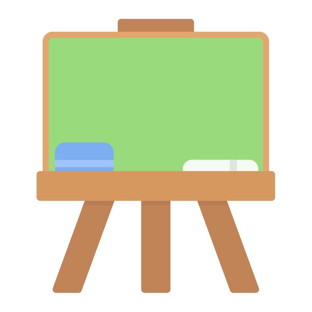 Estilo de la ilustración vectorial de la pizarra