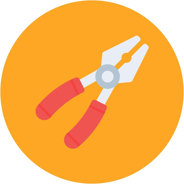 Estilo de la ilustración vectorial de Pliers