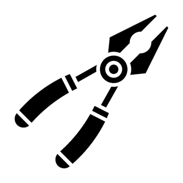 Estilo de la ilustración vectorial de Pliers