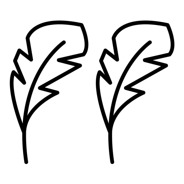 Estilo de ilustración vectorial de pluma