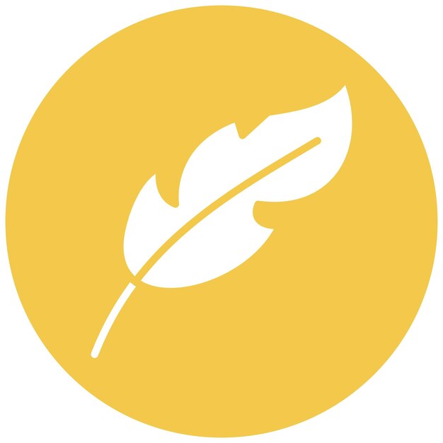 Estilo de ilustración vectorial de plumas