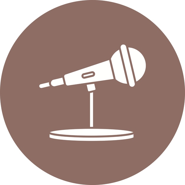 Estilo de ilustración vectorial de podcast