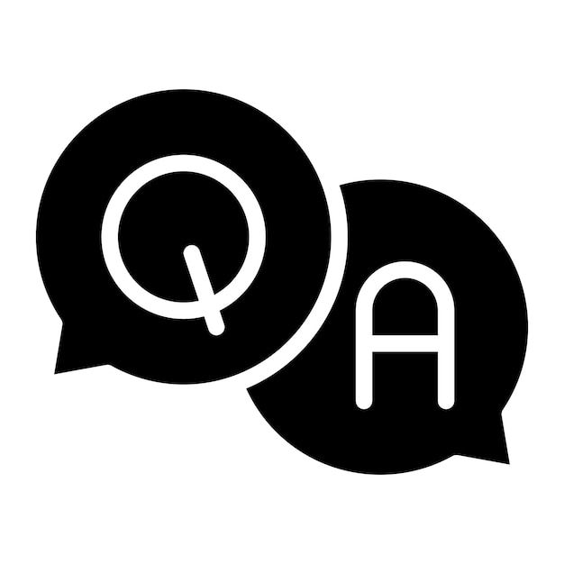 Estilo de ilustración vectorial de preguntas