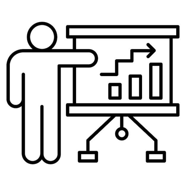 Estilo de ilustración vectorial de la presentación