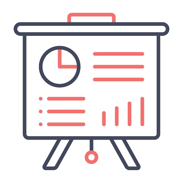 Estilo de ilustración vectorial de la presentación