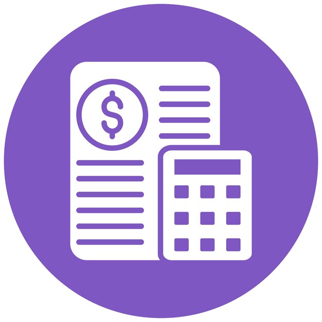 Estilo de ilustración vectorial del presupuesto de marketing