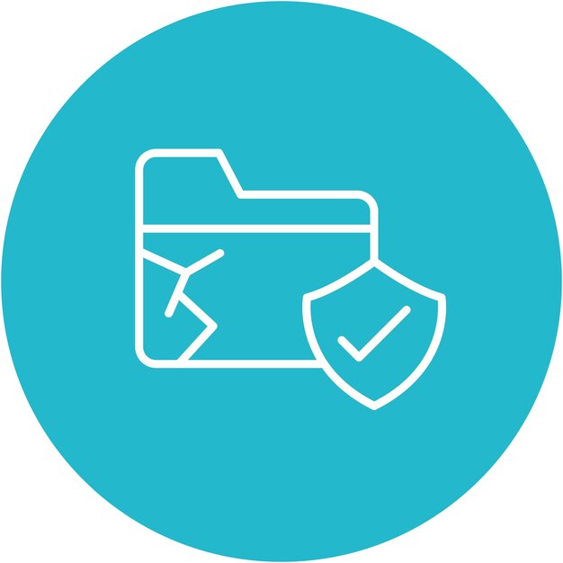 Estilo de ilustración vectorial de prevención de pérdida de datos