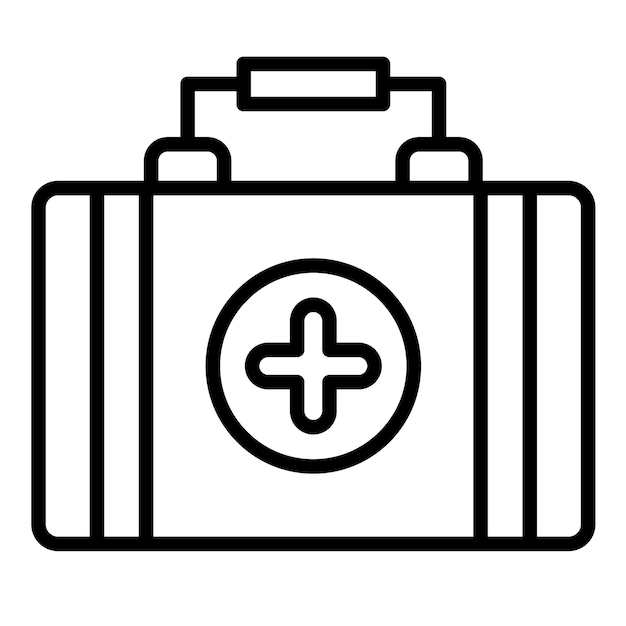 Estilo de ilustración vectorial de primeros auxilios