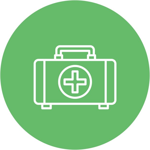 Estilo de ilustración vectorial de primeros auxilios