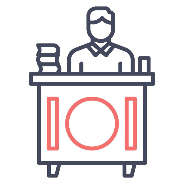 Estilo de ilustración vectorial principal