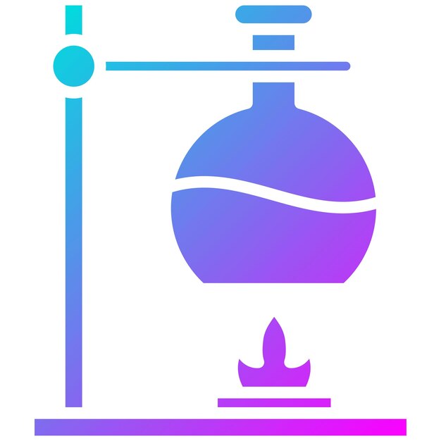 Estilo de la ilustración vectorial del quemador