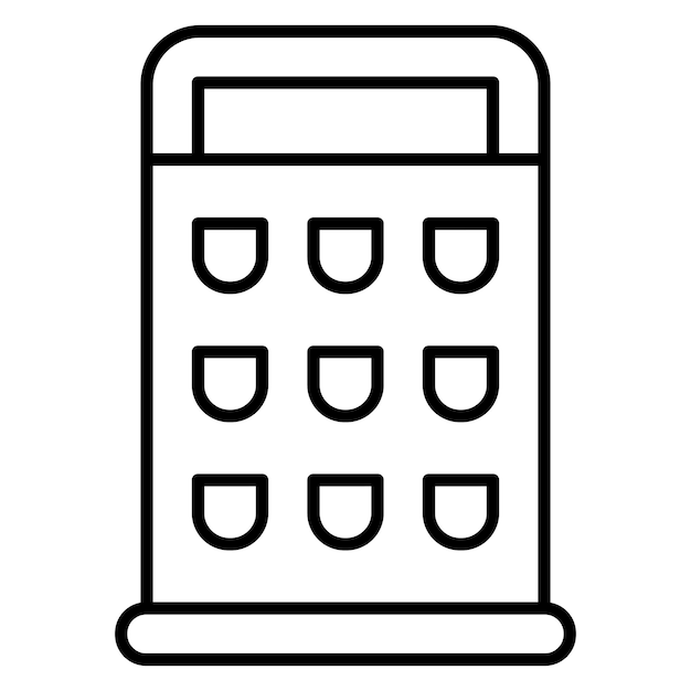 Estilo de ilustración vectorial del rastrillo