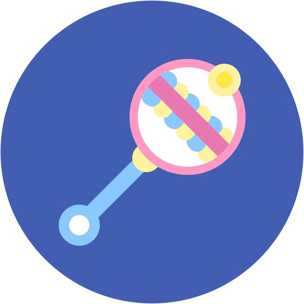 Estilo de la ilustración vectorial de Rattle