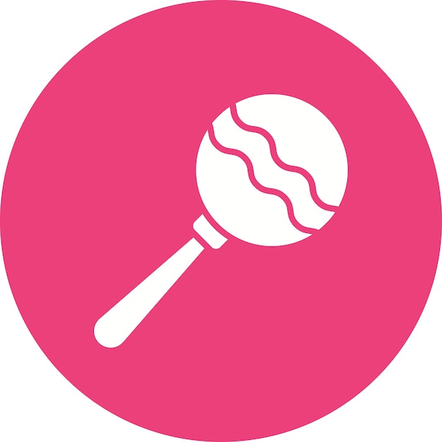 Estilo de la ilustración vectorial de Rattle