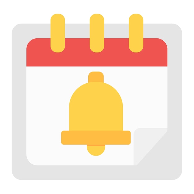 Estilo de la ilustración vectorial del recordatorio