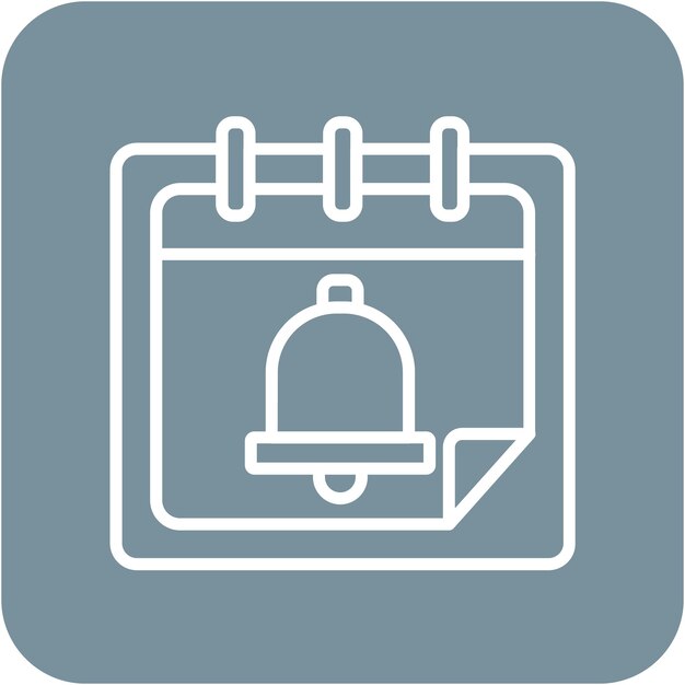 Estilo de la ilustración vectorial del recordatorio