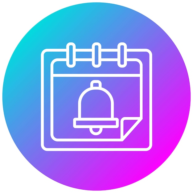 Estilo de la ilustración vectorial del recordatorio
