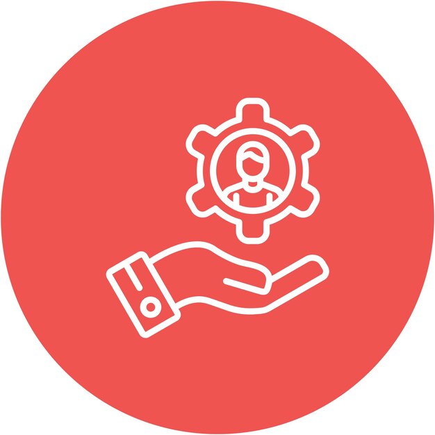Estilo de ilustración vectorial de recursos humanos