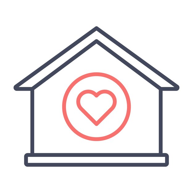 Estilo de ilustración vectorial de refugio