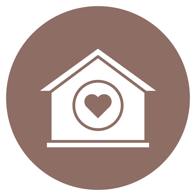 Estilo de ilustración vectorial de refugio