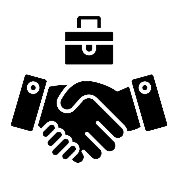 Estilo de ilustración vectorial de relaciones comerciales