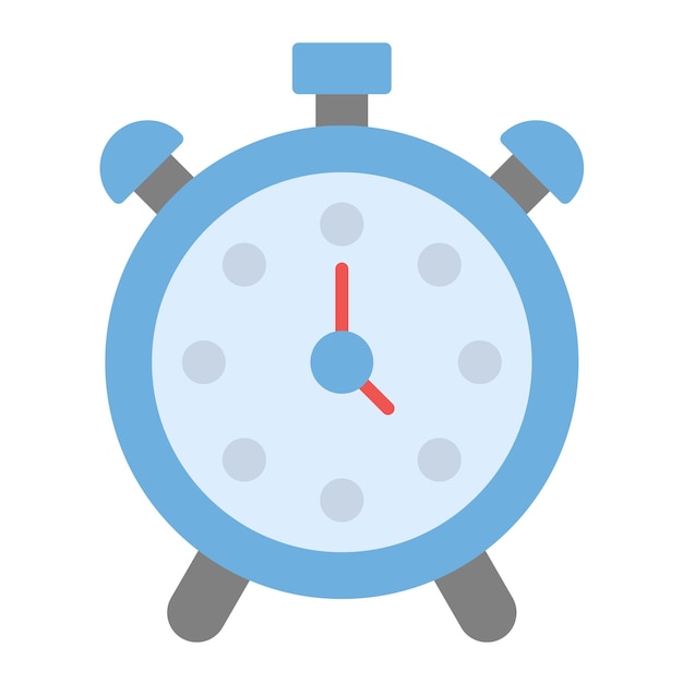 Estilo de ilustración vectorial del reloj despertador