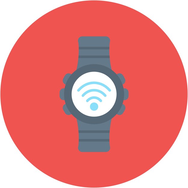 Estilo de ilustración vectorial para relojes inteligentes