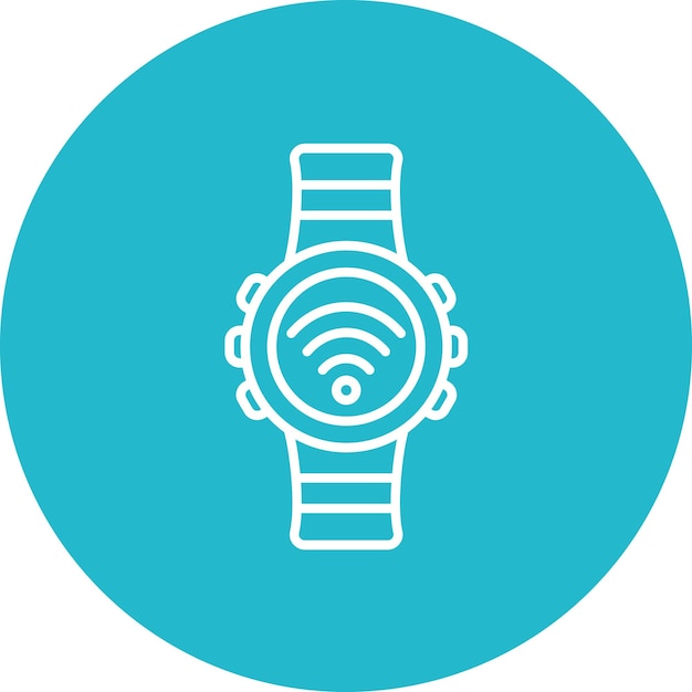 Estilo de ilustración vectorial para relojes inteligentes
