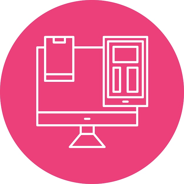 Estilo de ilustración vectorial responsivo