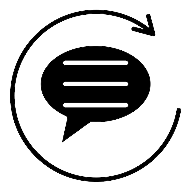 Estilo de ilustración vectorial de respuesta automática