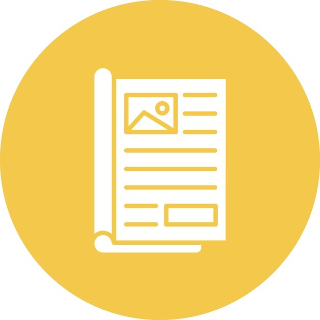 Estilo de ilustración vectorial de las revistas