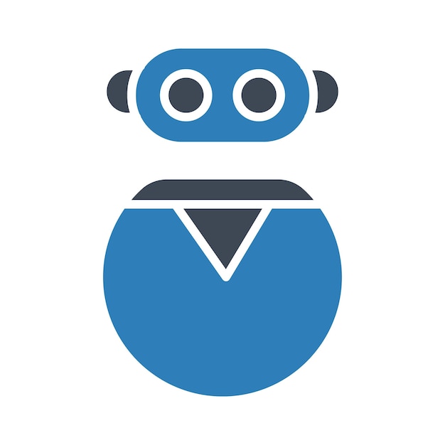 Estilo de ilustración vectorial del robot