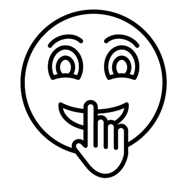 Estilo de ilustración vectorial del rostro