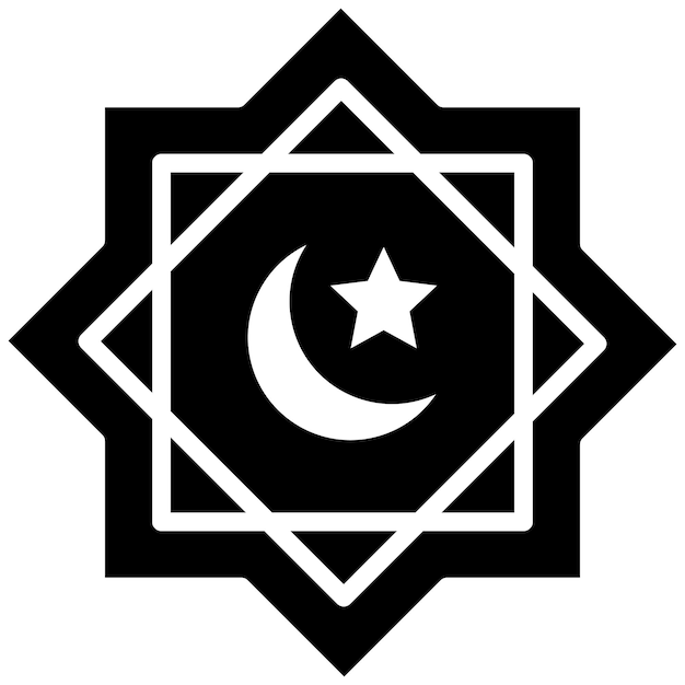 El estilo de ilustración vectorial de Rub El Hizb