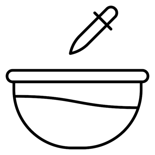 Estilo de la ilustración vectorial de sabor