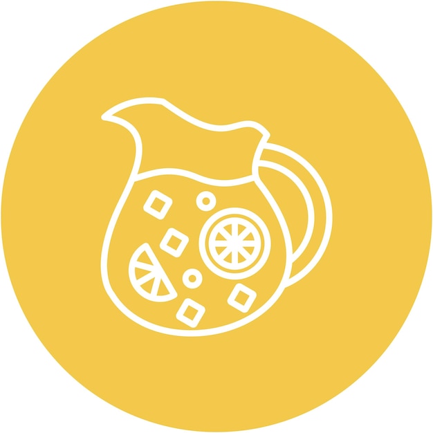 Estilo de ilustración vectorial de Sangria
