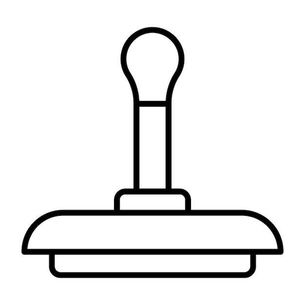 Estilo de ilustración vectorial de sellos de goma