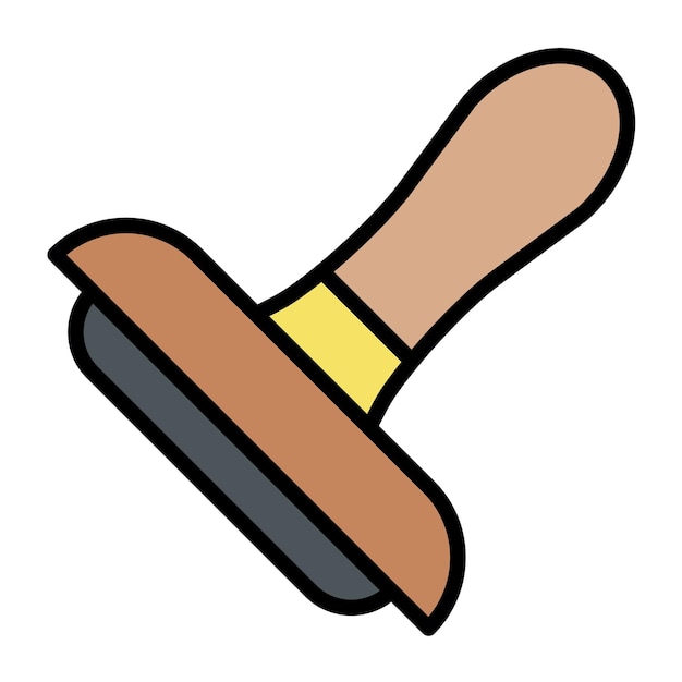 Estilo de ilustración vectorial de sellos