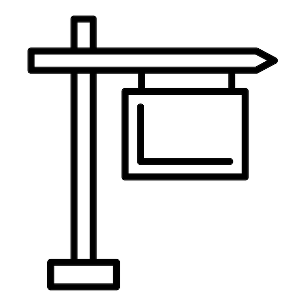 Estilo de ilustración vectorial de señales