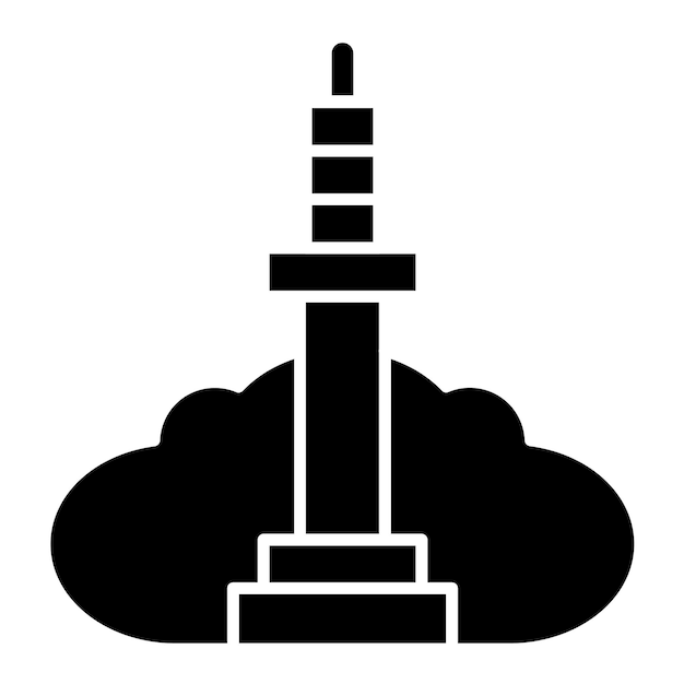Estilo de ilustración vectorial de Seúl