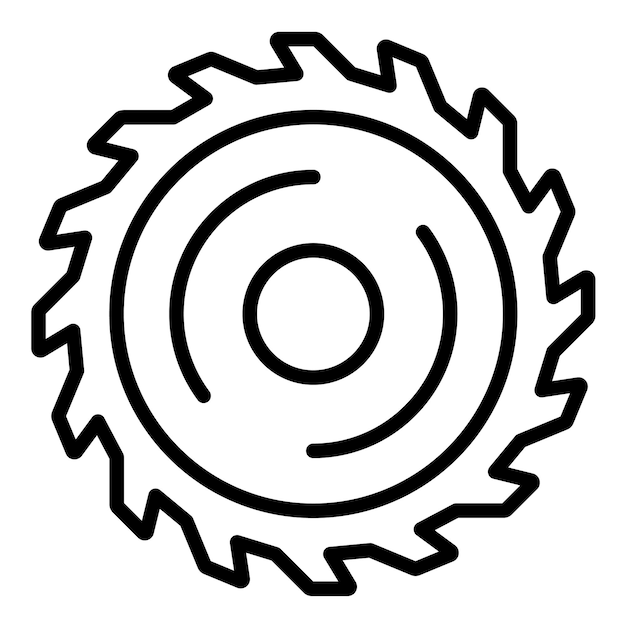 Estilo de ilustración vectorial de sierra