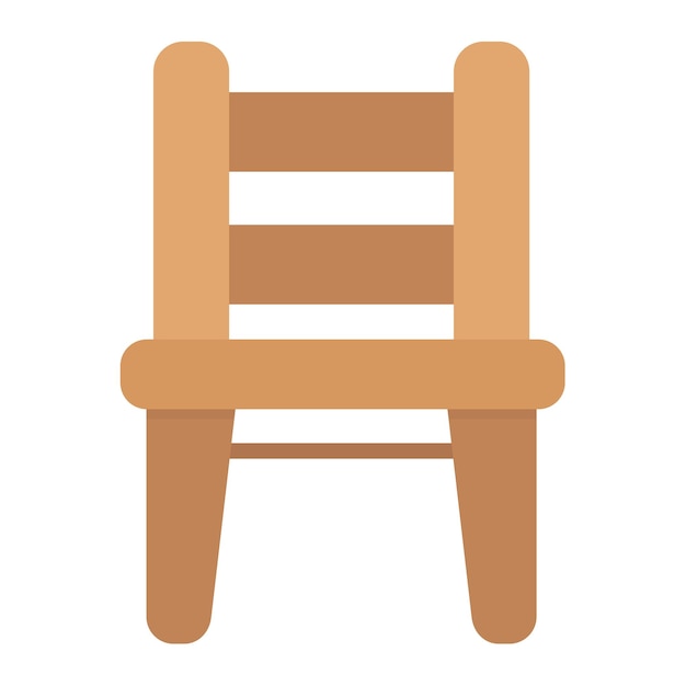 Estilo de ilustración vectorial de la silla