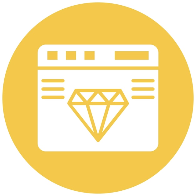 Estilo de ilustración vectorial de sitio web premium