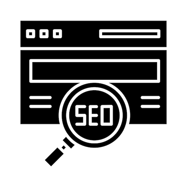 Estilo de ilustración vectorial del sitio web SEO