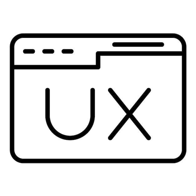 Estilo de ilustración vectorial del sitio web Ux