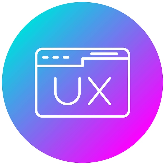 Estilo de ilustración vectorial del sitio web Ux