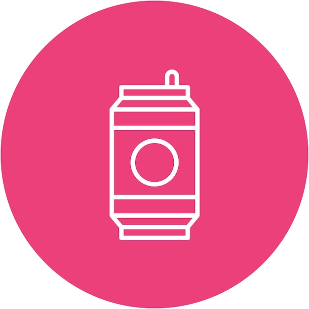 Estilo de ilustración vectorial de Soda